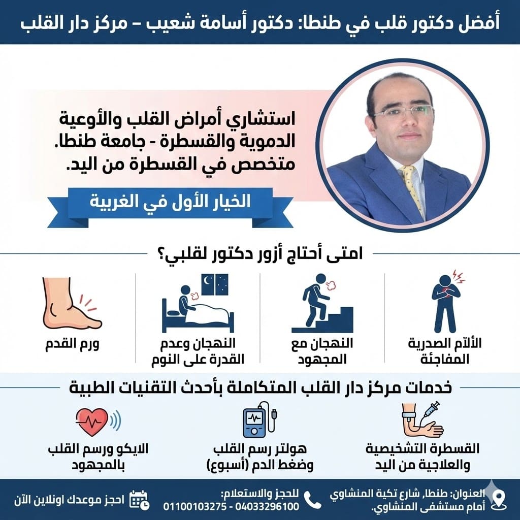 امتي أحتاج أزور دكتور لقلبي؟