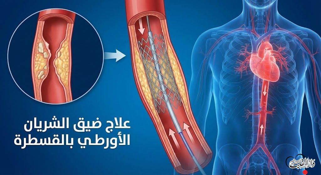 علاج ضيق الشريان الاورطي
