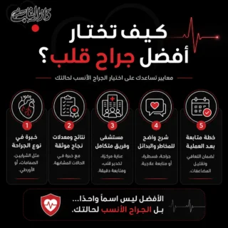 كيف تختار أفضل جراح قلب لحالتك