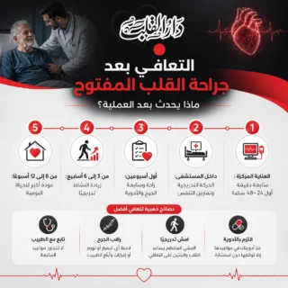 مراحل التعافي بعد جراحة قلب مفتوح