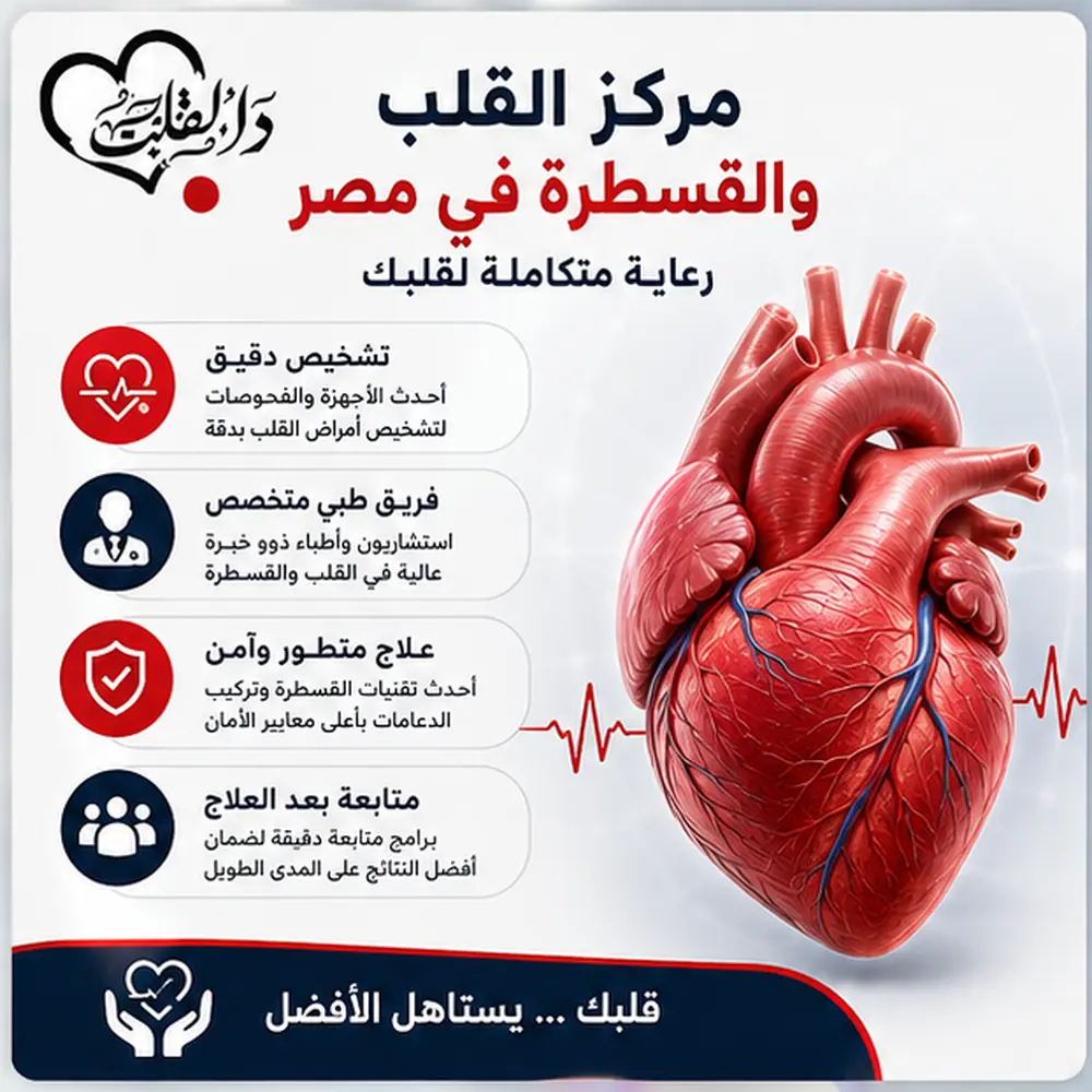 ما الخدمات التي يقدمها مركز القلب والقسطرة في مصر؟